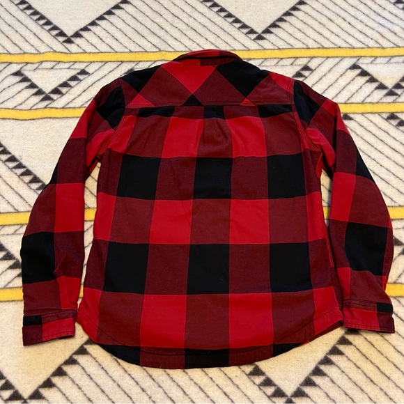 Carhartt women’s fleece lined flannel button down shirt - Picture 11 of 16